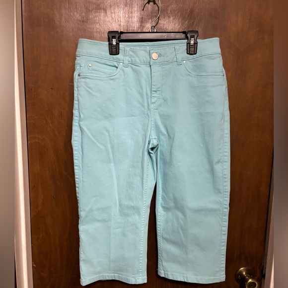 Rafaella Weekend Slimming Capri Pants Women’s Size 10 - Picture 3 of 5